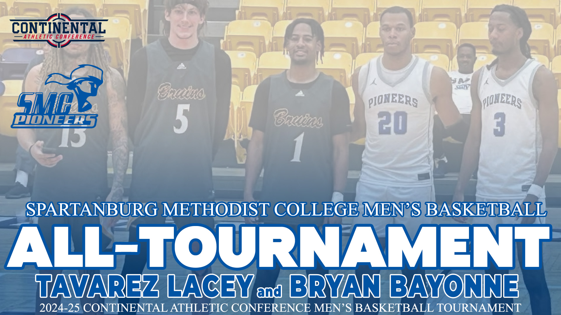 Tavarez Lacey and Bryan Bayonne Named to CAC All-Tournament Team