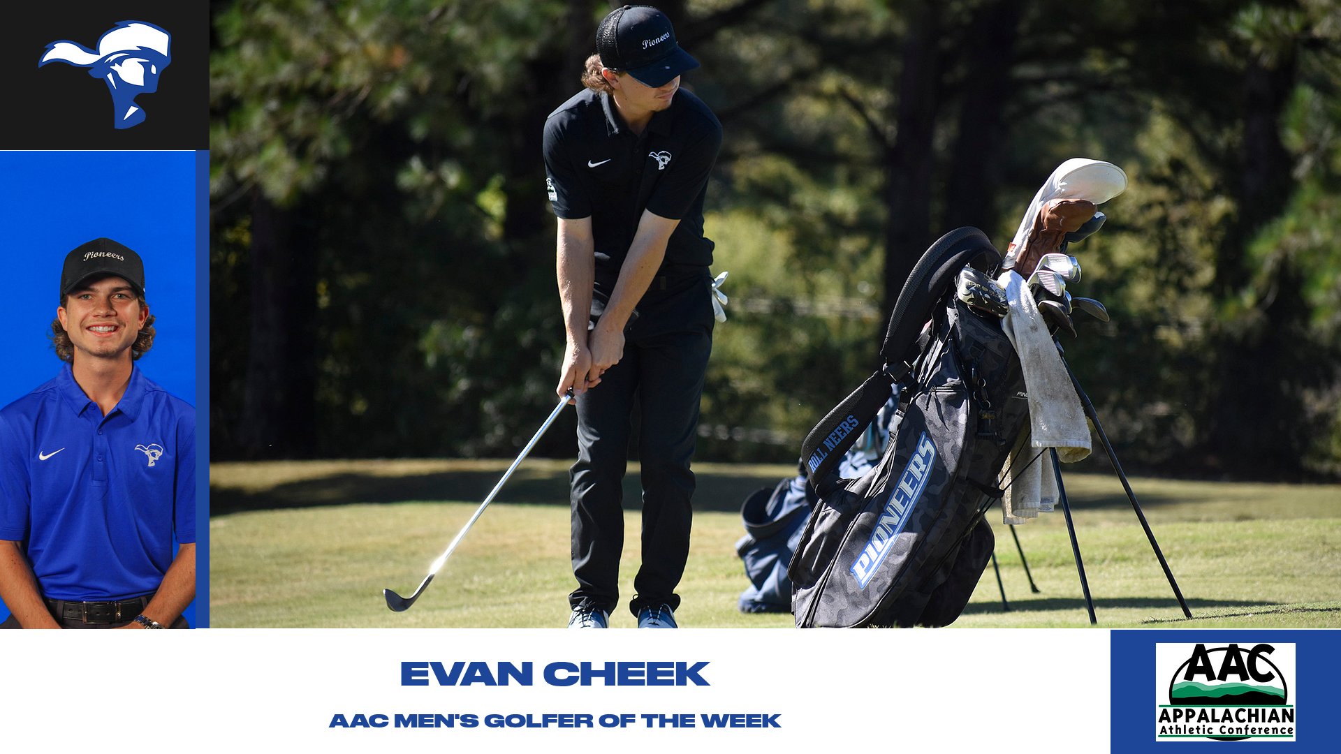 Evan Cheek Named AAC Men's Golfer of the Week