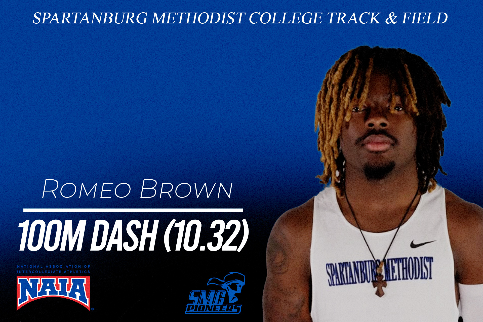 Romeo Brown Secures Spot at NAIA Outdoor Track and Field Championships