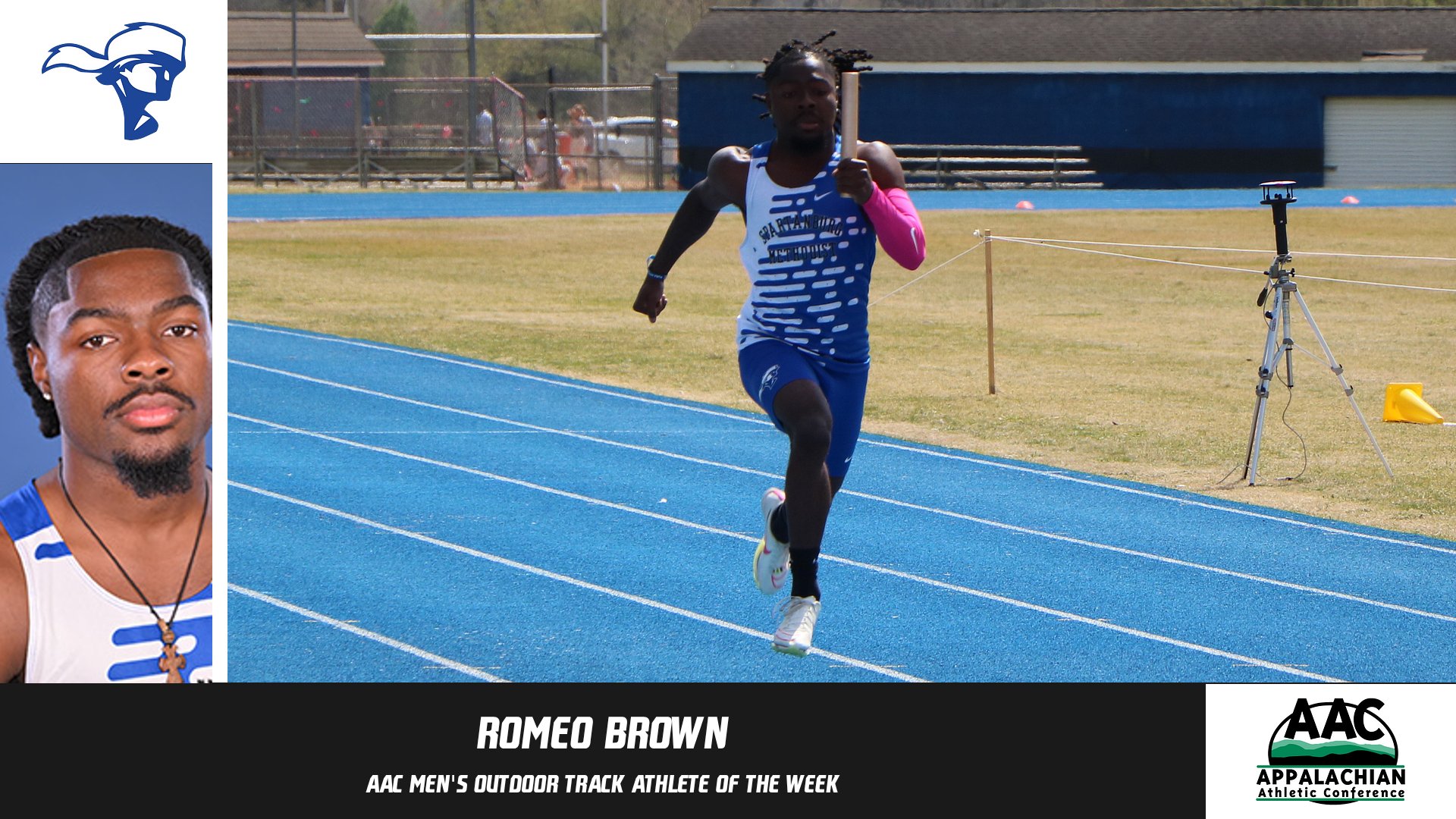 Romeo Brown Secures Second AAC Outdoor Track Athlete of the Week in 2026