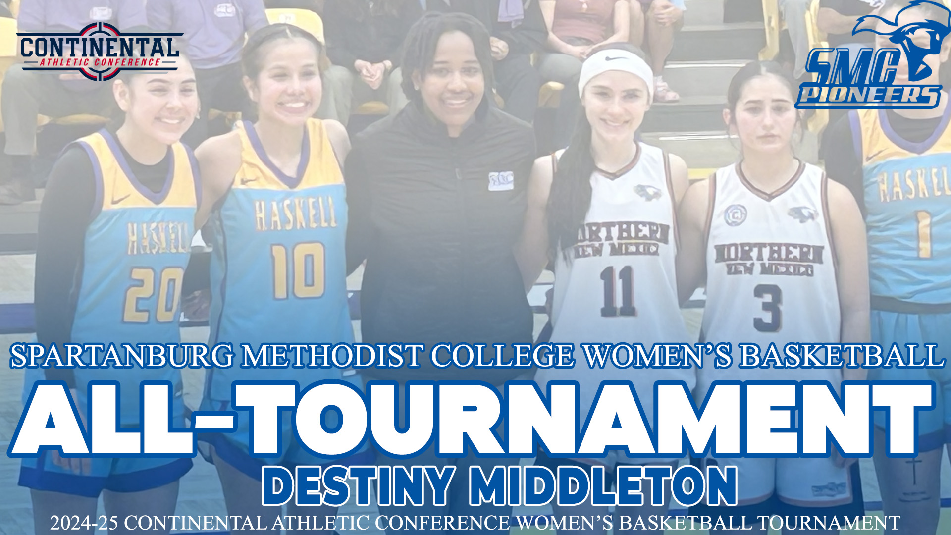 Destiny Middleton Named to CAC All-Tournament Team