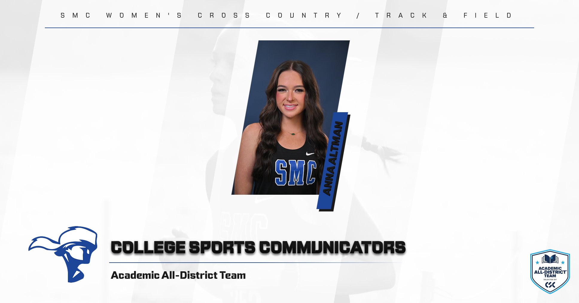 Altman Receives College Sports Communicators Academic All-District Recognition