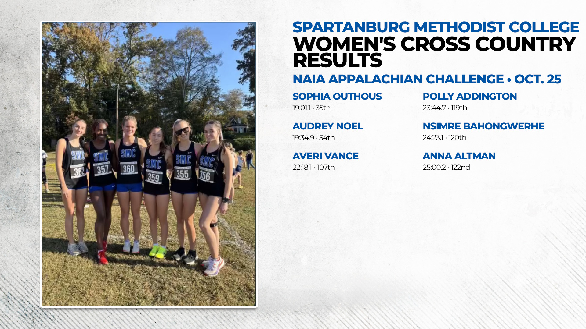 PRs in Abundance for SMC Women's Cross Country
